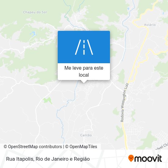 Rua Itapolis mapa