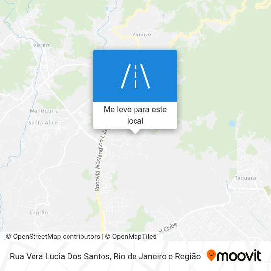 Rua Vera Lucia Dos Santos mapa