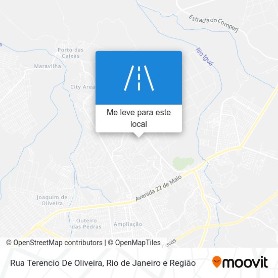 Rua Terencio De Oliveira mapa