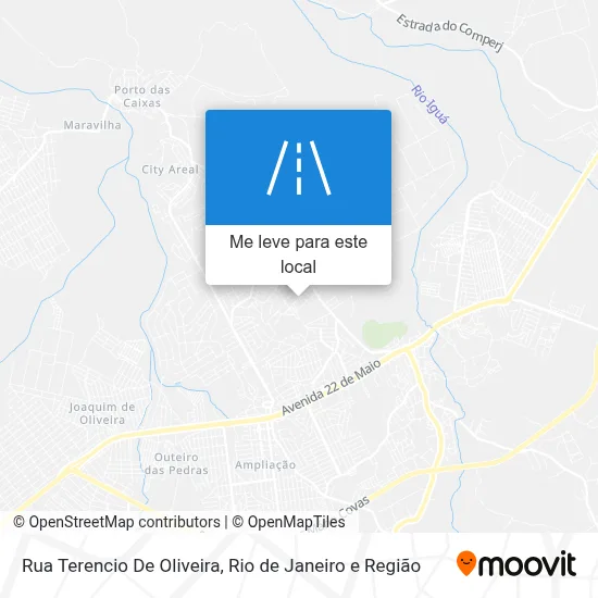 Rua Terencio De Oliveira mapa