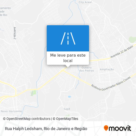 Rua Halph Ledsham mapa