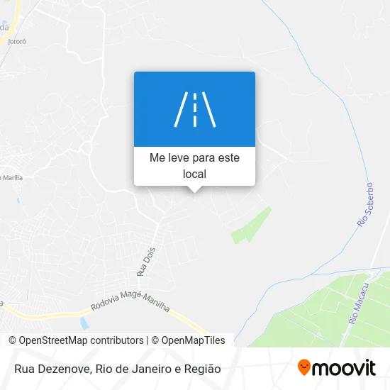 Rua Dezenove mapa