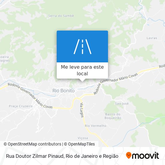 Rua Doutor Zilmar Pinaud mapa