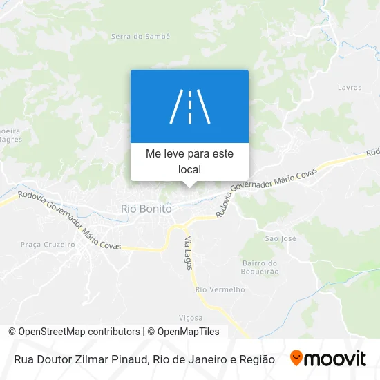 Rua Doutor Zilmar Pinaud mapa