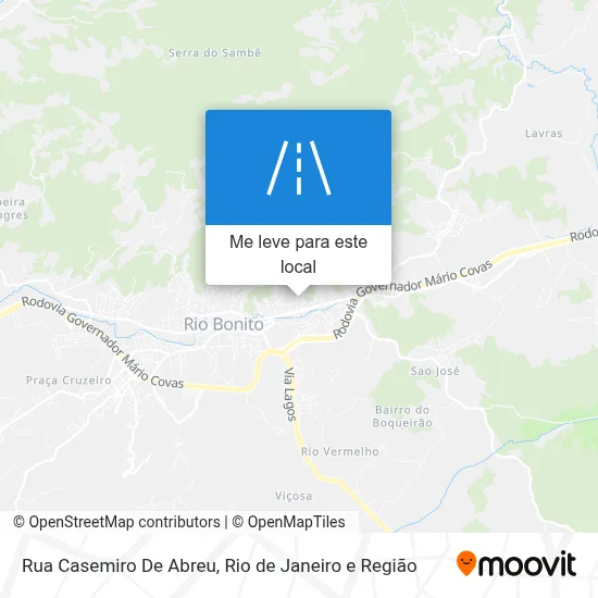 Rua Casemiro De Abreu mapa