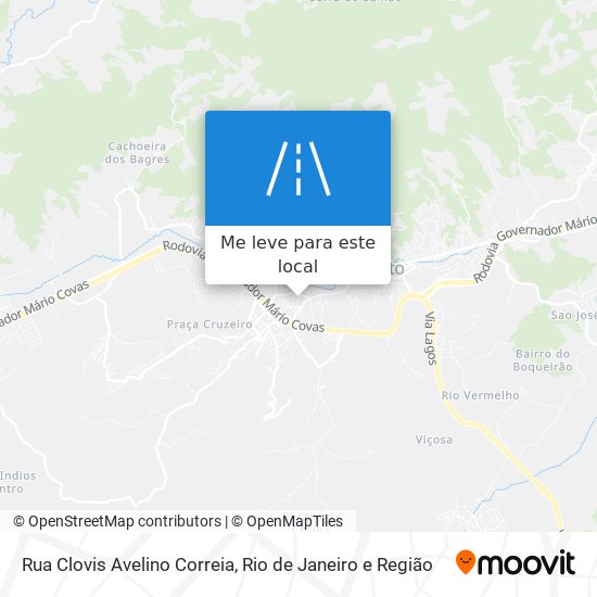 Rua Clovis Avelino Correia mapa