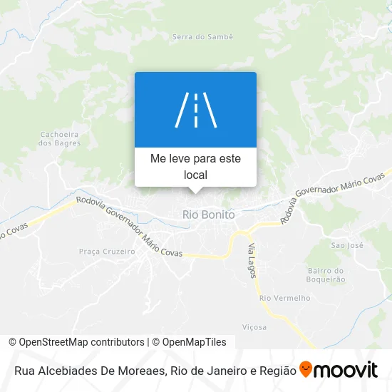Rua Alcebiades De Moreaes mapa