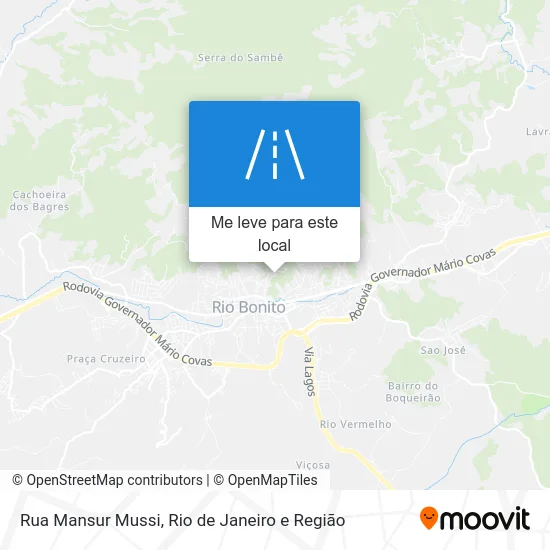 Rua Mansur Mussi mapa