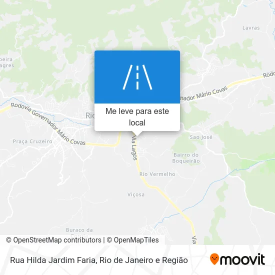 Rua Hilda Jardim Faria mapa