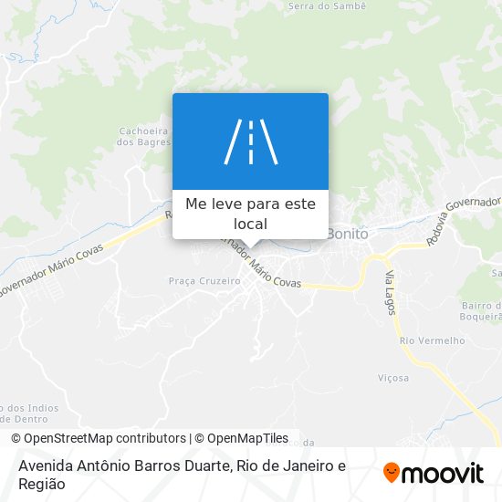 Avenida Antônio Barros Duarte mapa