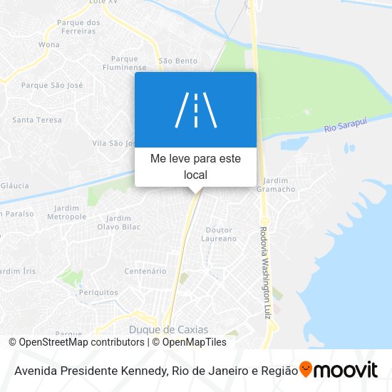 Avenida Presidente Kennedy mapa