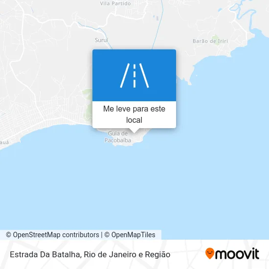 Estrada Da Batalha mapa