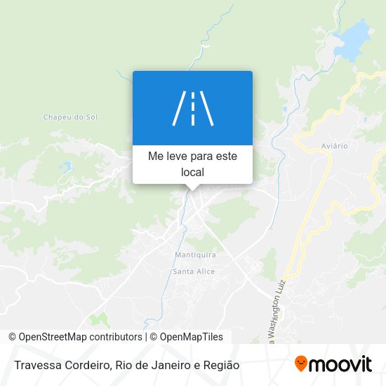 Travessa Cordeiro mapa