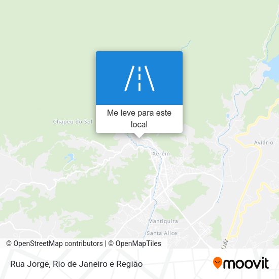 Rua Jorge mapa