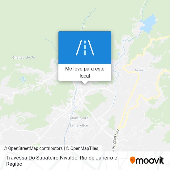 Travessa Do Sapateiro Nivaldo mapa