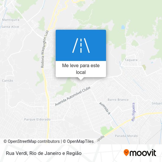 Rua Verdi mapa