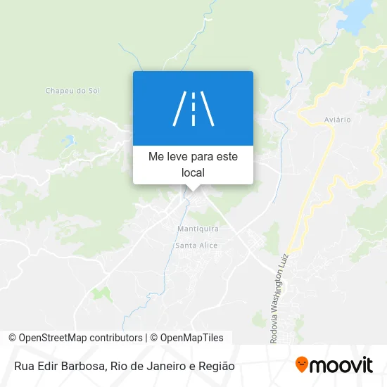 Rua Edir Barbosa mapa