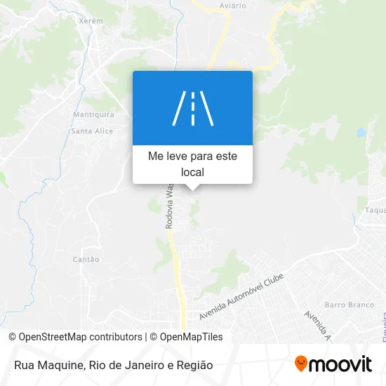 Rua Maquine mapa