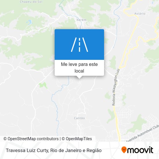 Travessa Luiz Curty mapa