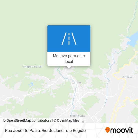 Rua José De Paula mapa