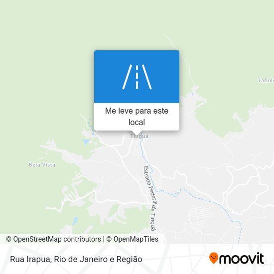 Rua Irapua mapa