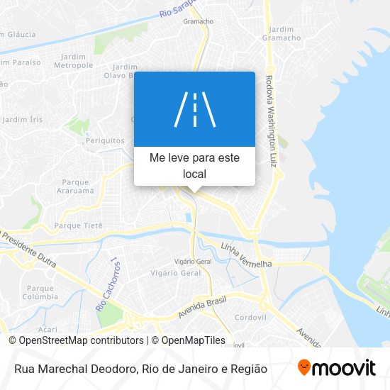 Rua Marechal Deodoro mapa