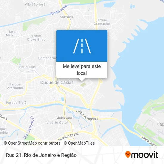 Rua 21 mapa