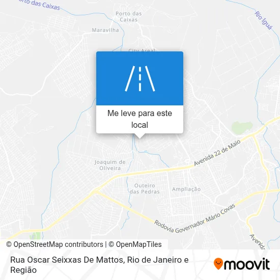 Rua Oscar Seixxas De Mattos mapa