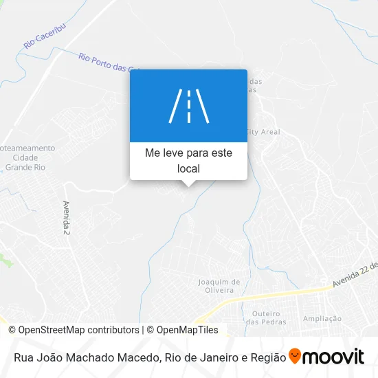 Rua João Machado Macedo mapa