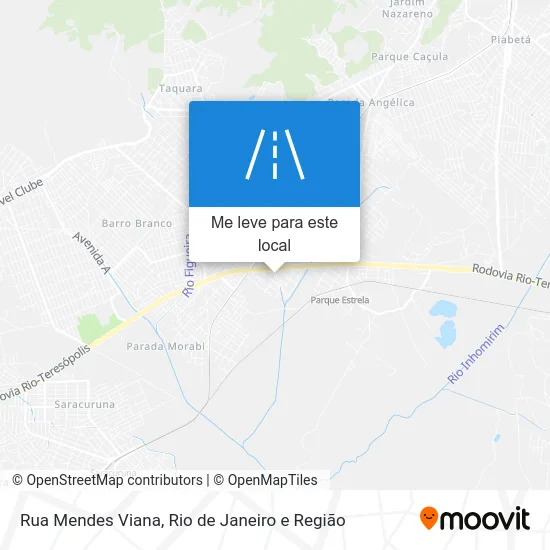 Rua Mendes Viana mapa