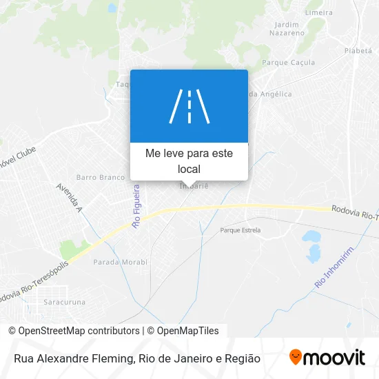Rua Alexandre Fleming mapa