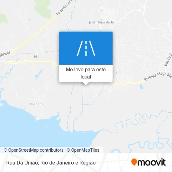 Rua Da Uniao mapa