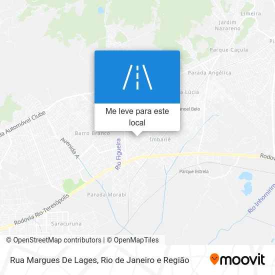 Rua Margues De Lages mapa