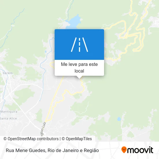 Rua Mene Guedes mapa