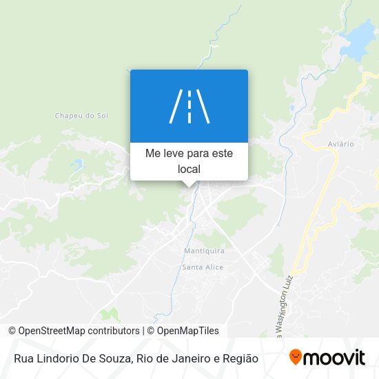 Rua Lindorio De Souza mapa