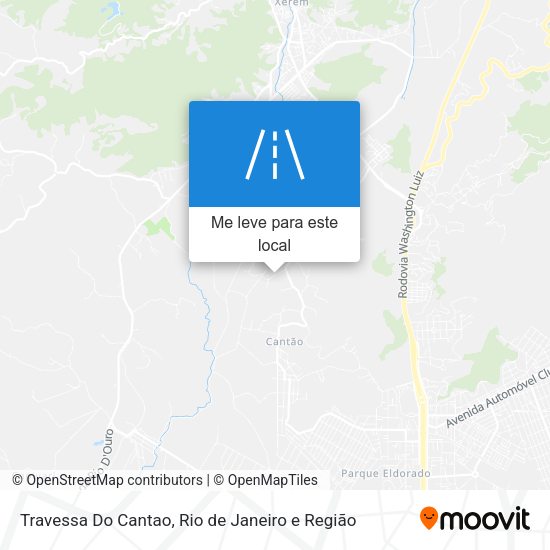 Travessa Do Cantao mapa
