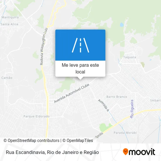 Rua Escandinavia mapa