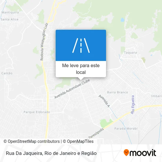 Rua Da Jaqueira mapa