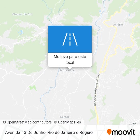 Avenida 13 De Junho mapa