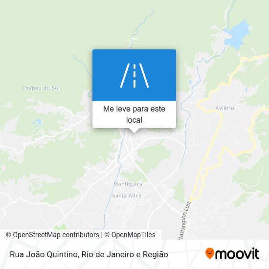 Rua João Quintino mapa