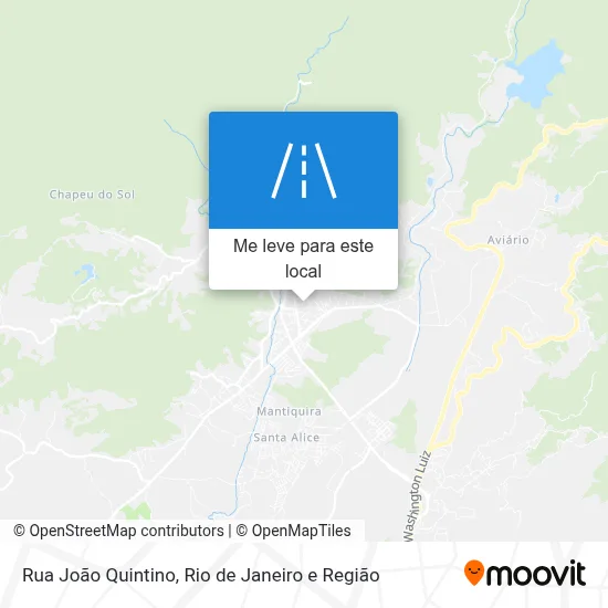 Rua João Quintino mapa