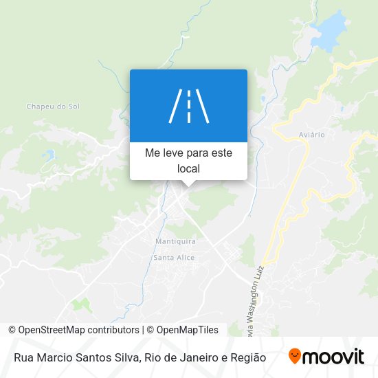 Rua Marcio Santos Silva mapa