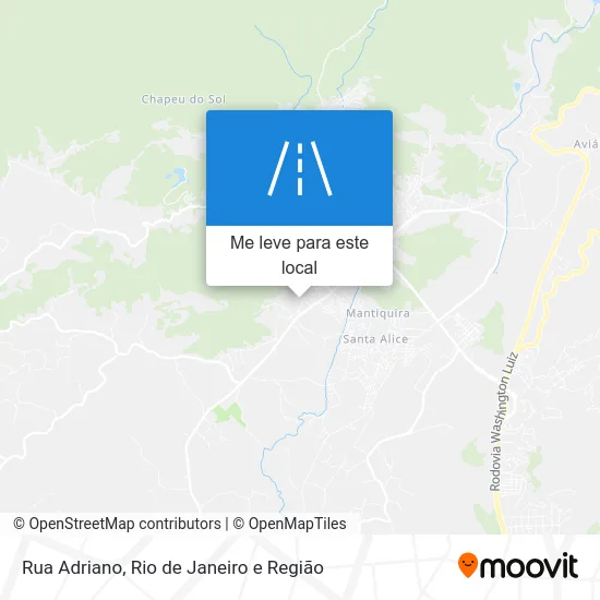 Rua Adriano mapa