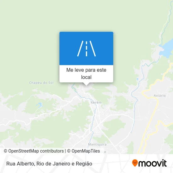Rua Alberto mapa