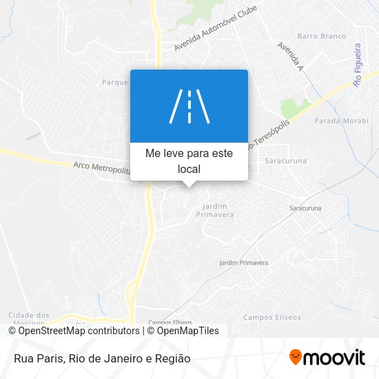 Rua Paris mapa