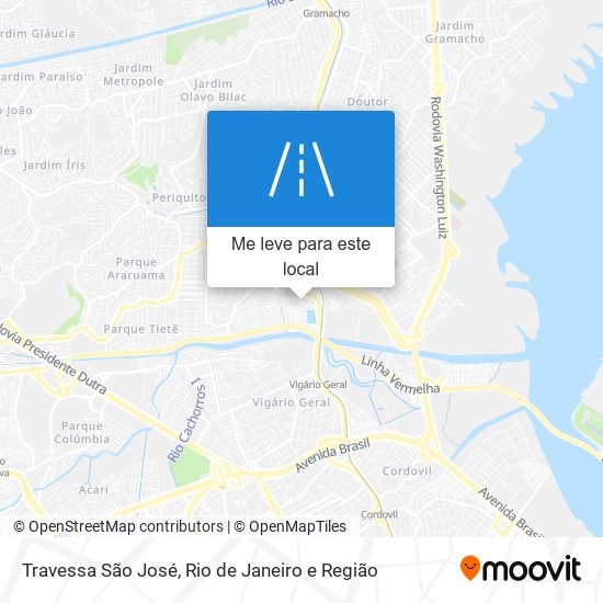 Travessa São José mapa