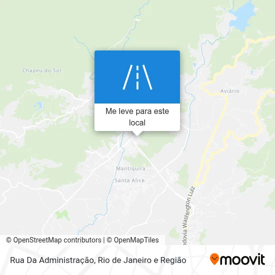 Rua Da Administração mapa