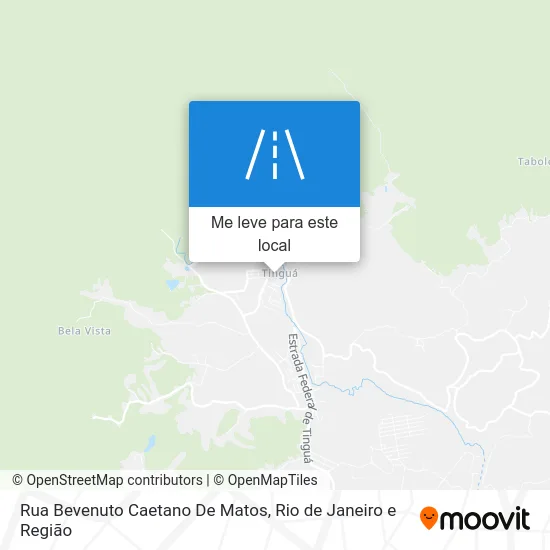 Rua Bevenuto Caetano De Matos mapa