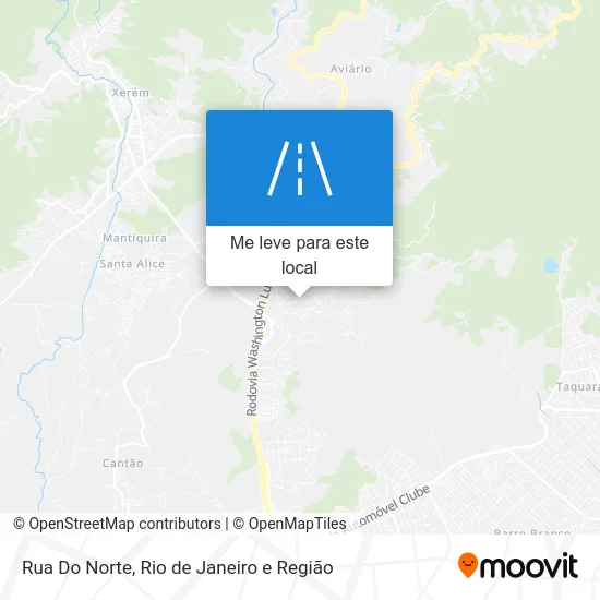 Rua Do Norte mapa