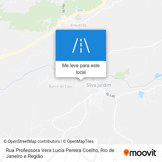 Rua Professora Vera Lucia Pereira Coelho mapa